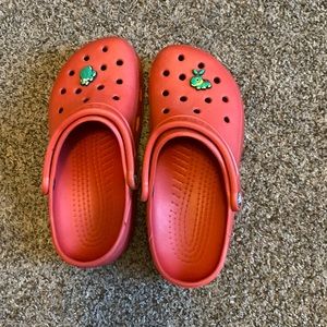 Red Crocs